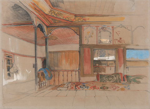 Interior of an Eastern House by John Frederick Lewis