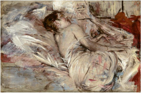 In the Artists Studio by Giovanni Boldini