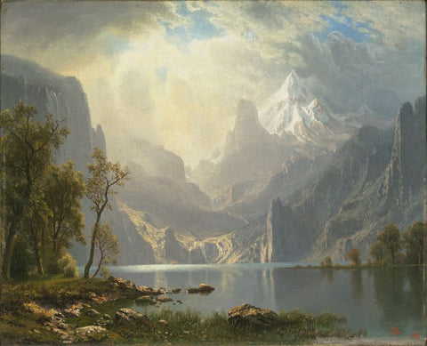 In the Sierras by Albert Bierstadt