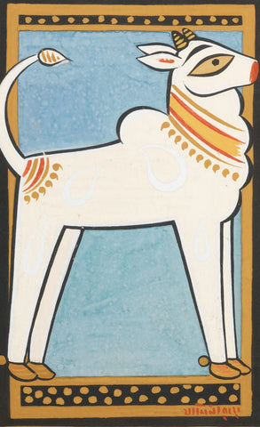 Cow by Jamini Roy