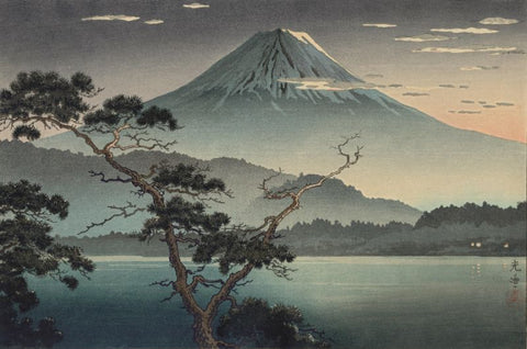 Fuji from Lake Kawaguchi by Tsuchiya Koitsu