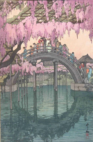 Kameido Bridge by Hiroshi Yoshida