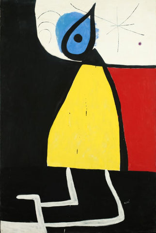Donna nella notte by Joan Miro