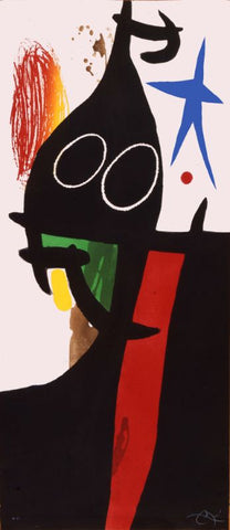 Sarrazin a l'etoile bleue by Joan Miro