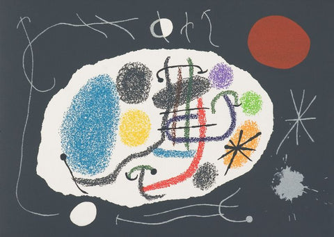 The Lizard with Golden Feathers by Joan Miro
