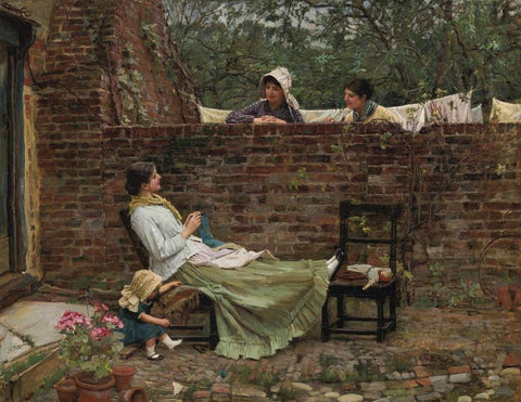 John William Waterhouse - Good Neighbours (or Gossip)