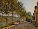 June Morning in Saint-Mammes by Alfred Sisley