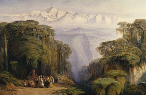 Kangchenjunga from Darjeeling by Edward Lear