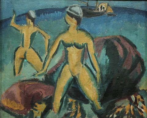 Kirchner Badende by Ernst Ludwig Kirchner