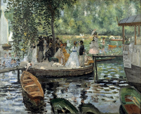 La Grenouillère by Pierre-Auguste Renoir