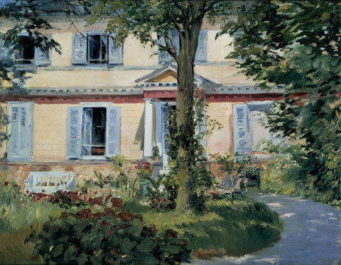 Landhaus in Rueil by Edouard Manet