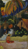 Landscape in Tahiti by Paul Gauguin