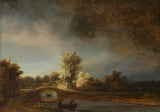 Landscape with a Stone Bridge by Rembrandt