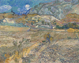 Landscape at Saint-Rémy by Vincent Van Gogh