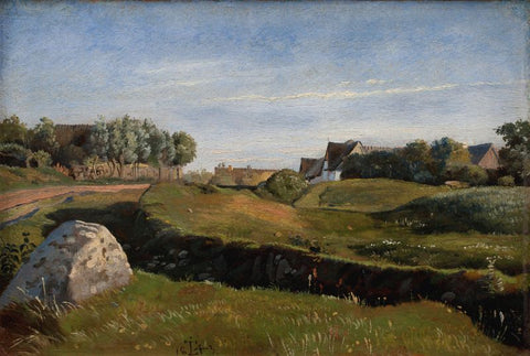 Landscape near Vejby seen from the North by Johan Thomas Lundbye