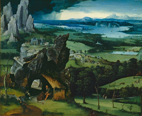 Landscape with Saint Jerome by Joachim Patinir