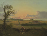Landscape with a Stile. The Isle of Mon by Christoffer Wilhem Eckersberg