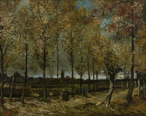 Lane with Poplars near Nuenen by Vincent Van Gogh