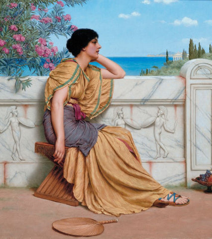 Leisure hours by John William Godward