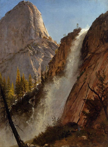 Liberty Cap, Yosemite by Albert Bierstadt