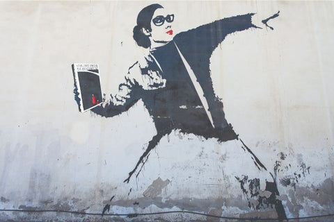 Librarian Bomber by Banksy