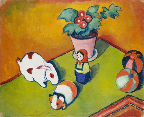 Little Walter's Toys by August Macke