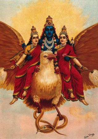 Lord Garuda by Raja Ravi Varma