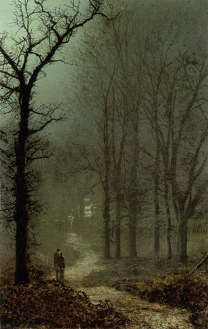 Lovers in a Wood by John Atkinson Grimshaw