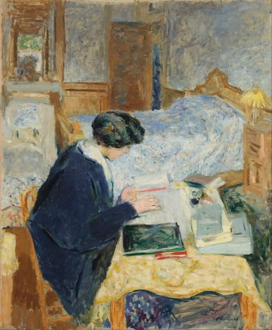 Lucy Hessel lisant by Edouard Vuillard