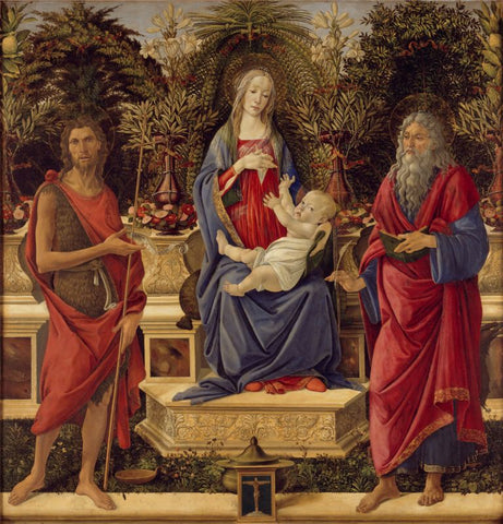 Madonna with Saints by Sandro Botticelli