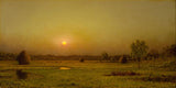 Marsh Sunset, Newburyport, Massachusetts by Martin Johnson Heade