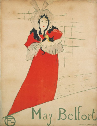 May Belfort by Henri de Toulouse-Lautrec
