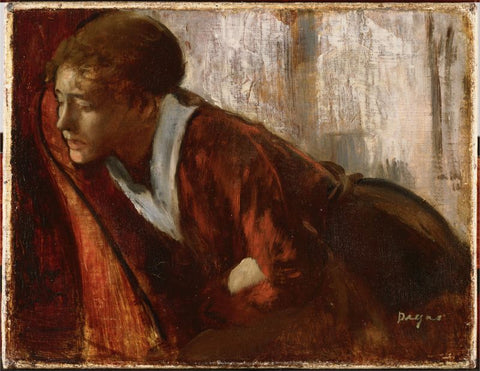 Melancholy by Edgar Degas