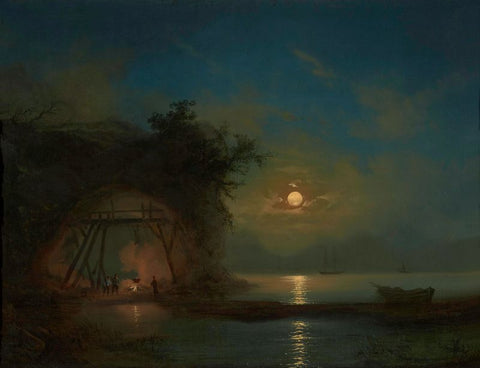 Moonlit Night by Hovhannes Aivazovsky