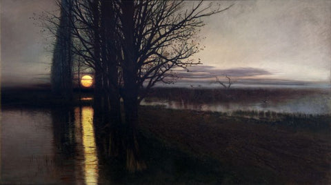 Moonrise (1881) by stanislaw Maslowski