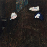 Mother with two children by Gustav Klimt