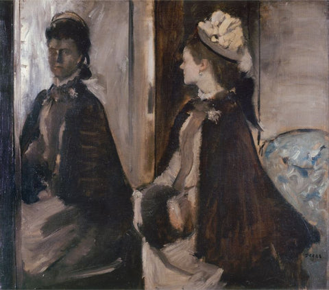Mrs Jeantaud in the Mirror by Edgar Degas