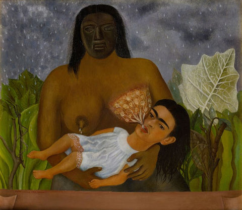 My Nurse and I by Frida Kahlo