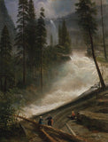 Nevada Falls, Yosemite by Albert Bierstadt