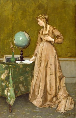News from Afar by Alfred Stevens