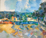 On the Banks of a River by Paul Cezanne