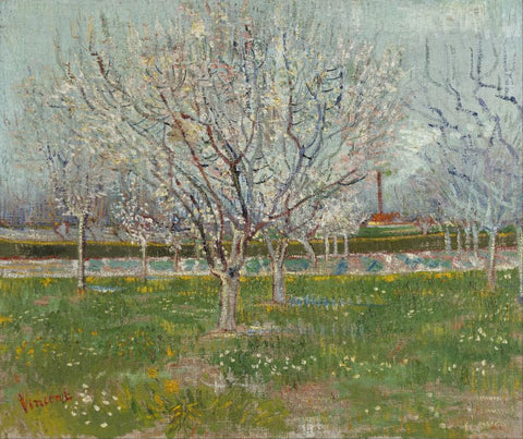 Orchard in Blossom by Vincent Van Gogh