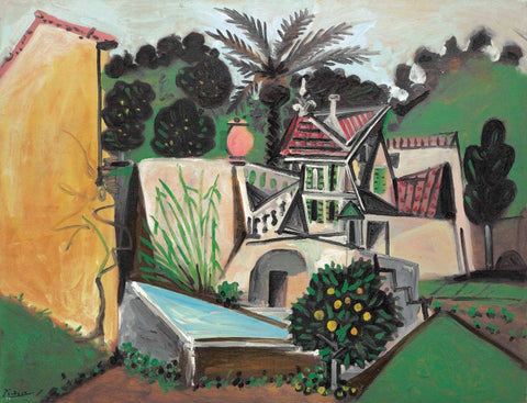 La villa au palmier by Pablo Picasso