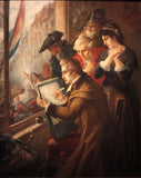 Painter David drawing Marie-Antoinette led to her execution by Jacques Louis David