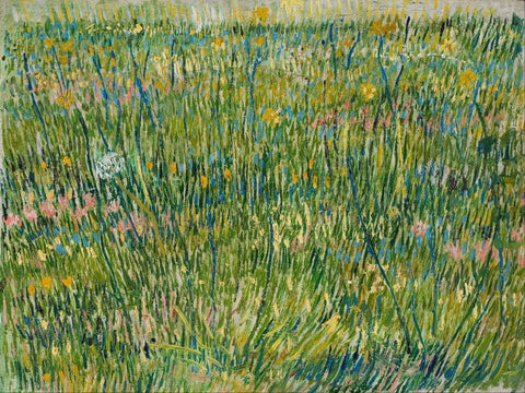 Patch of grass by Vincent Van Gogh