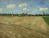 Ploughed fields by Vincent Van Gogh