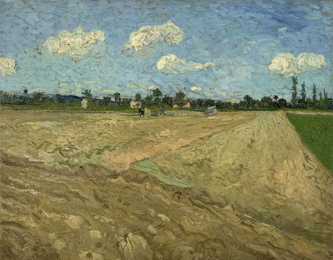 Ploughed fields by Vincent Van Gogh