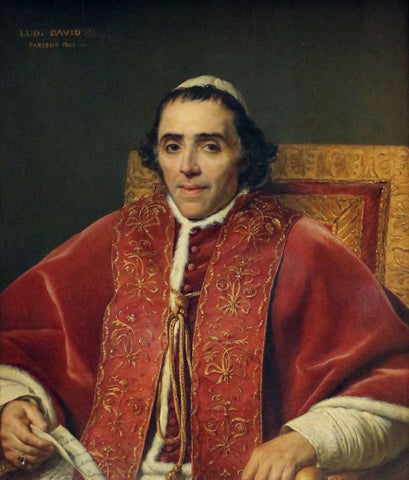 Pope Pius VII by Jacques Louis David