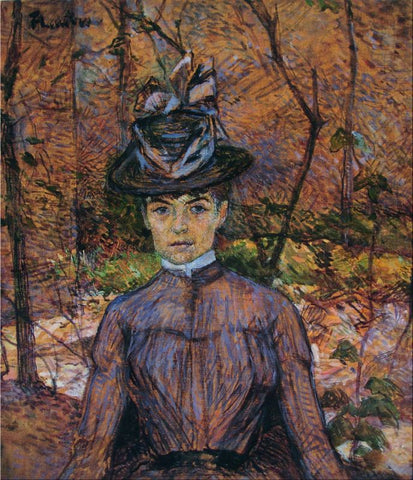 Portrait de Suzanne Valadon by Henri de Toulouse-Lautrec