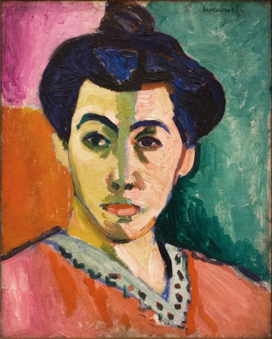 Portrait of Madame Matisse by Henri Matisse